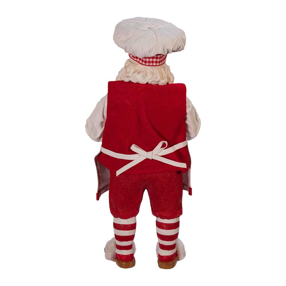 Kurt Adler 11-Inch Fabriché™ Gingerbread Chef Santa